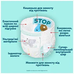 Підгузки Pampers Premium Care Pants Розмір 3 (6-11 кг) 114 шт (8006530320184) - мініатюра 4