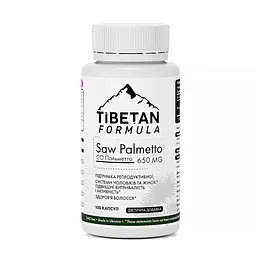 Капсули Tibetan Formula Пальметто СО 650 мг 100 капсул