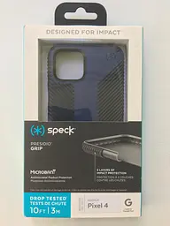 Чохол протиударний з антимікробним покриттям Speck Presidio Grip для Google Pixel 4 Coastal Blue - мініатюра 10