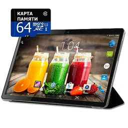 Планшет-телефон Adronix MT116 2GB RAM Matte Black + Чохол-книжка + Карта пам'яті 64GB - мініатюра 2