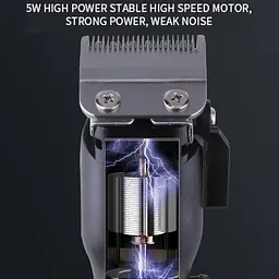 Машинка для стрижки волосся Kemei KM-2616 з бездротовою роботою до 240 хвилин (KM-2616_645) - мініатюра 4
