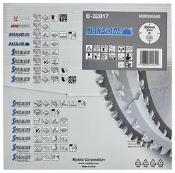 Диск пиляльний по дереву 305х30 мм 60T Makita Makblade B-32817 - мініатюра 5