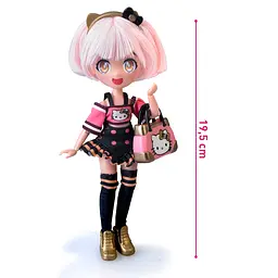 Ігровий набір 4SF Manga Dolls серії Hello Kitty Золота Ролер Діва з аксесуарами (HKTF1000) - мініатюра 2