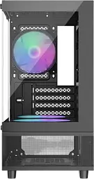 Корпус 1stPlayer Mi2-A-BK-2F7R-1F7 ARGB Black - мініатюра 2