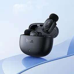 Бездротова мікрофонна система HOCO L19 Graceful wireless microphone(iP/Type-C) Black (6942007655477) - мініатюра 9
