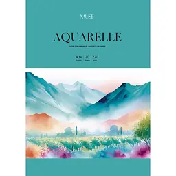 Папір Muse Aquarelle в папці  А3+ 20 аркушів (PD-A3-113)
