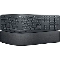 Клавіатура Logitech ERGO K860 Bluetooth/Wireless UA Black (920-010108) [122631] - мініатюра 1
