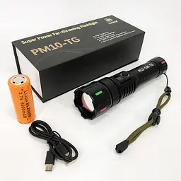 Ліхтар NIGHT VISION FLUORESCENCE XPRO CB-A280-TG з потужним білим і червоним COB LED, Li-Ion акумулятор, Power Bank, ЗУ Type-C, магніт, zoom (47159-A282_312) - мініатюра 9