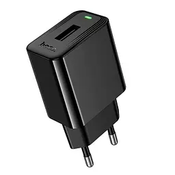 Сетевое зарядное устройство для HOCO CS91A Leader single-port charger(EU) 2,1A Черный