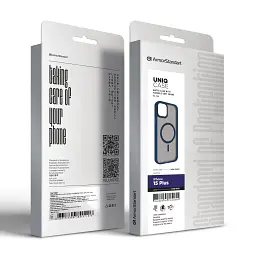 Чохол ArmorStandart Uniq Magsafe для Apple iPhone 15 Plus Dark Blue - мініатюра 6