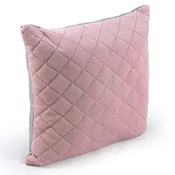 Подушка декоративна Руно Pink and Grey ромб 40 х 40 см (311.55 Pink and Grey ромб) - мініатюра 2