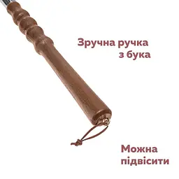 Ложка лопатка ріжок для взуття з дерев'яною ручкою 68 см 83760 - мініатюра 4