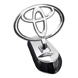 Емблема приціл Toyota метал Хром 85х38х68 мм на скотчі (Завод)