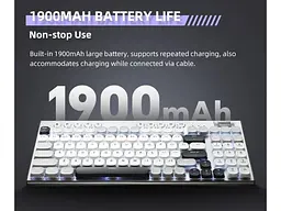 Клавіатура Thunderobot K96 Red Grey (6932066308230) - мініатюра 2