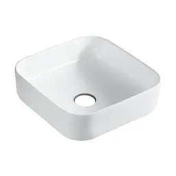 Раковина накладна Volle Arte 38,5x38,5x13 см white 1301.005439, Білий