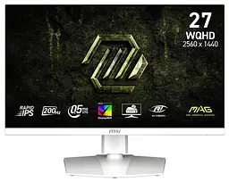 Монітор MSI 27" MAG 274QRFW E20 QHD IPS 200Hz (MAG 274QRFW E20)
