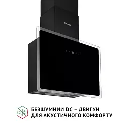 Витяжка декоративна похила Perfelli RIVA NERO - мініатюра 3