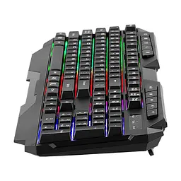 Клавіатура Xtrike ME KB-306 LED USB UA Black (KB-306UA) - мініатюра 5