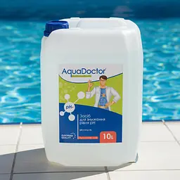 Хімія для басейну рідкий засіб для зниження рівня pH AquaDoctor pH Minus HL (сірчана кислота 35%) 10 л