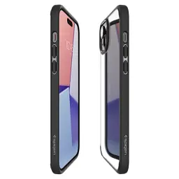 Прозорий чохол Spigen Ultra Hybrid Matte Black для iPhone 15 (ACS06799) - мініатюра 6