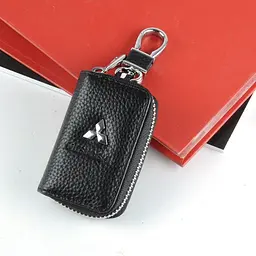 Чохол для ключів із карабіном Mitsubishi (тиснена шкіра)