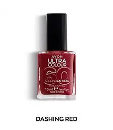 Швидковисихаючий лак для нігтів Avon «УльтраКолір за 60 секунд» Dashing Red,10 мл (494692945) - мініатюра 1