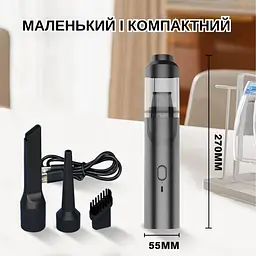 Автомобільний пилосос Yaoen 121 Brushless 90W 4000mAh (YVCNU3090B 5408) Чорний - мініатюра 11