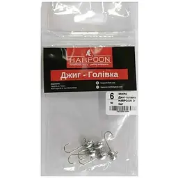Мікроджиг-голівка HARPOON 3г №6 (5шт/уп)
