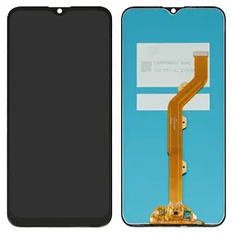 Дисплей для Tecno Camon 12, Spark 4, чорний, без рамки, ., 1540387041/2365D50-02