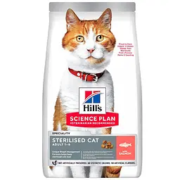 Сухий корм Hill’s Science Plan Adult Sterilised Cat Salmon для стерилізованих котів з лососем 1.5 кг