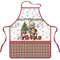 Фартух Ardesto Christmas Bears зелений 60 х 80 см (ART12BR)