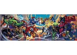 Пазл Clementoni Герої проти Лиходіїв, Marvel (Marvel Heroes Vs Villa Panorama Puzzle - 1000 pcs.), 1000 ел. (панорама) (37056) - мініатюра 2