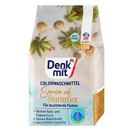 Пральний порошок для кольорової білизни DenkMit Sense of Summer, 1,3 кг, 20 прань