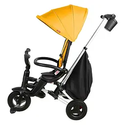 Велосипед складаний триколісний дитячий Qplay Nova+ Rubber Desert Yellow (S700-13Nova+DesertYellow) - мініатюра 2