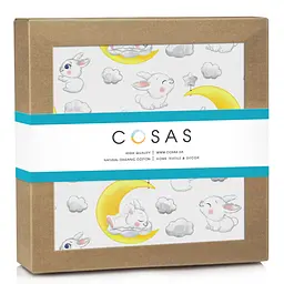 Пелюшки фланелеві Cosas Soft Bunny 100x120 см, білі