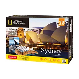 Пазл Cubic Fun тривимірний National Geographic Сідней (DS1088h)