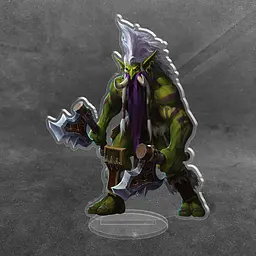 Акрилова колекційна фігурка World of Warcraft Троль Зул'джин 15 см - мініатюра 2