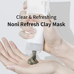 Очищувальна глиняна маска з екстрактом плодів нони The Real Noni Refresh Clay Mask Celimax 100 мл - мініатюра 2