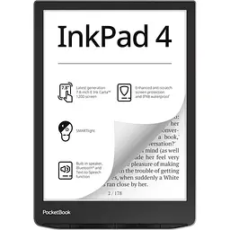 Електронна книга PocketBook 743G InkPad 4 Stundust Silver (PB743G-U-CIS, PB743G-U-WW) [89191] - мініатюра 1