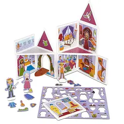 Ігровий набір Melissa & Doug Середньовічний замок магнітний (MD30662) - мініатюра 2