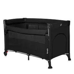 Дитяче ліжечко-манеж Lionelo Ellen Black Carbon (LO-ELLEN BLACK CARBON) - мініатюра 2