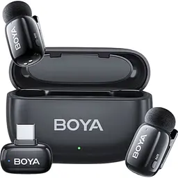 Мікрофонна радіосистема Boya Mini 2-02 USB-C Black [168368]