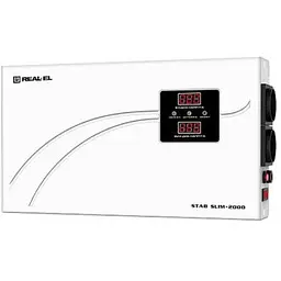 Стабілізатор Real-El STAB SLIM-2000 white (EL122400008)