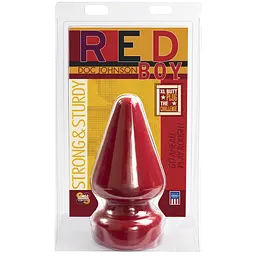 Анальна пробка Doc Johnson Red BoyXL Butt Plug The Challenge, діаметр 12 см - мініатюра 2