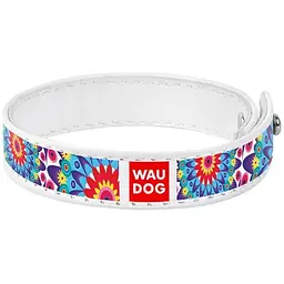 Нашийник для собак Waudog Glamour шкіряний з QR паспортом, без прикрас, XS, Ш 9 мм, Дов 19-25 см (2032018000008)