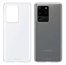 Чохол прозорий оригінальний Official Clear Cover EF-QG988TTEGRU для Samsung Galaxy S20 Ultra (6.9") Crystal - мініатюра 4