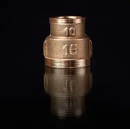 Муфта перехідна Lexline К.0331-В 3/8"х 1/2"В посилена латунь 30412 - мініатюра 2