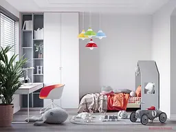 Світлодіодний підвісний стельовий світильник Alfa Color mix з дистанційним керуванням - мініатюра 9