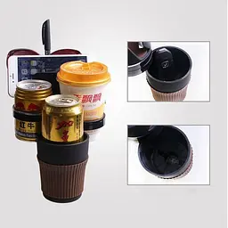 Автомобільний холдер підстаканник у машину Car holder Multi cup 5 в 1 - мініатюра 4