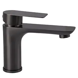 Змішувач для умивальника Globus Lux Swiss SQW-101-GP нержавійка елегантний для ванної кімнати сантехніка - мініатюра 2